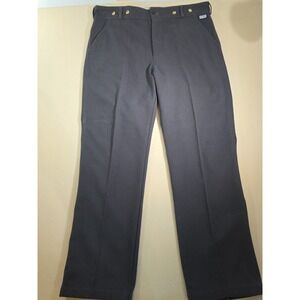 Vintage Remington Dacron 40x32.5 ‎ Wool Feel Pants Suspender Buttons Hunting...